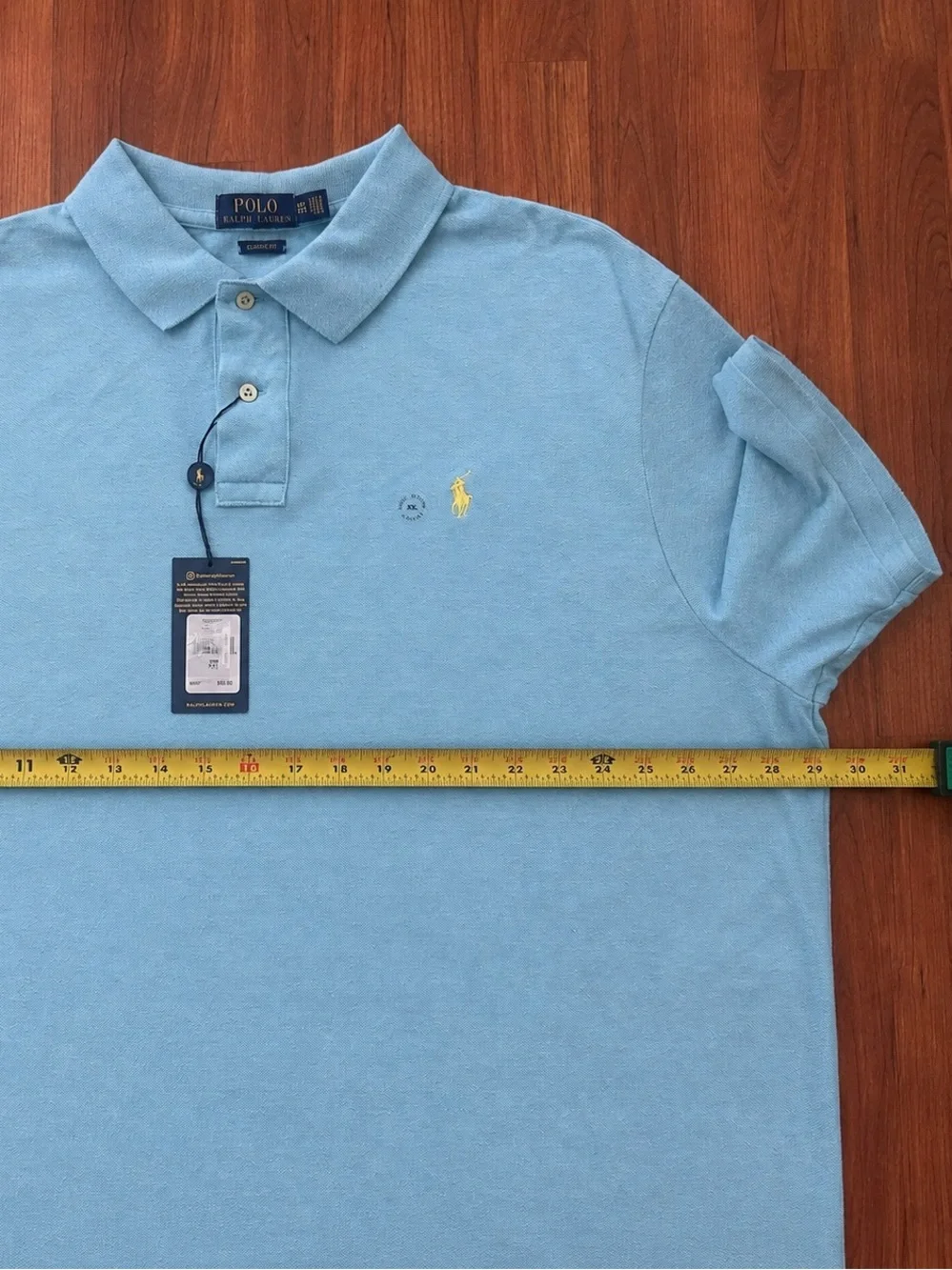 NWT Polo Ralph Lauren Men’s Classic Fit Polo Shirt XXL Light Blue